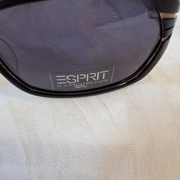 NEW ESPRIT ET 17637 CHOCOLATE/CREAM TINTED LENSES AUTHENTIC SUNGLASSES 59-16 - Picture 2 of 8